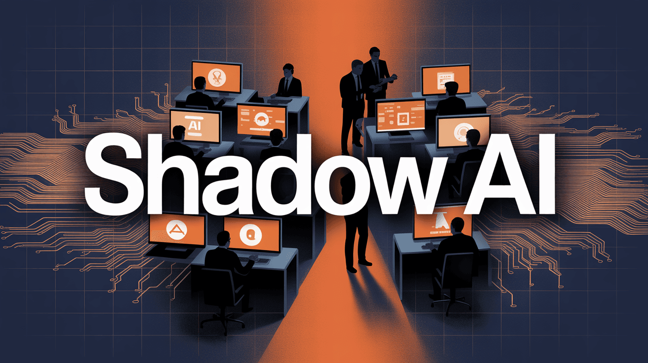 Shadow AI visualization showing hidden AI usage in organizations